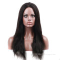 100% High End Indian Remy Human Hair Glueless Cap Full Lace Wig with Natural Straight/Color